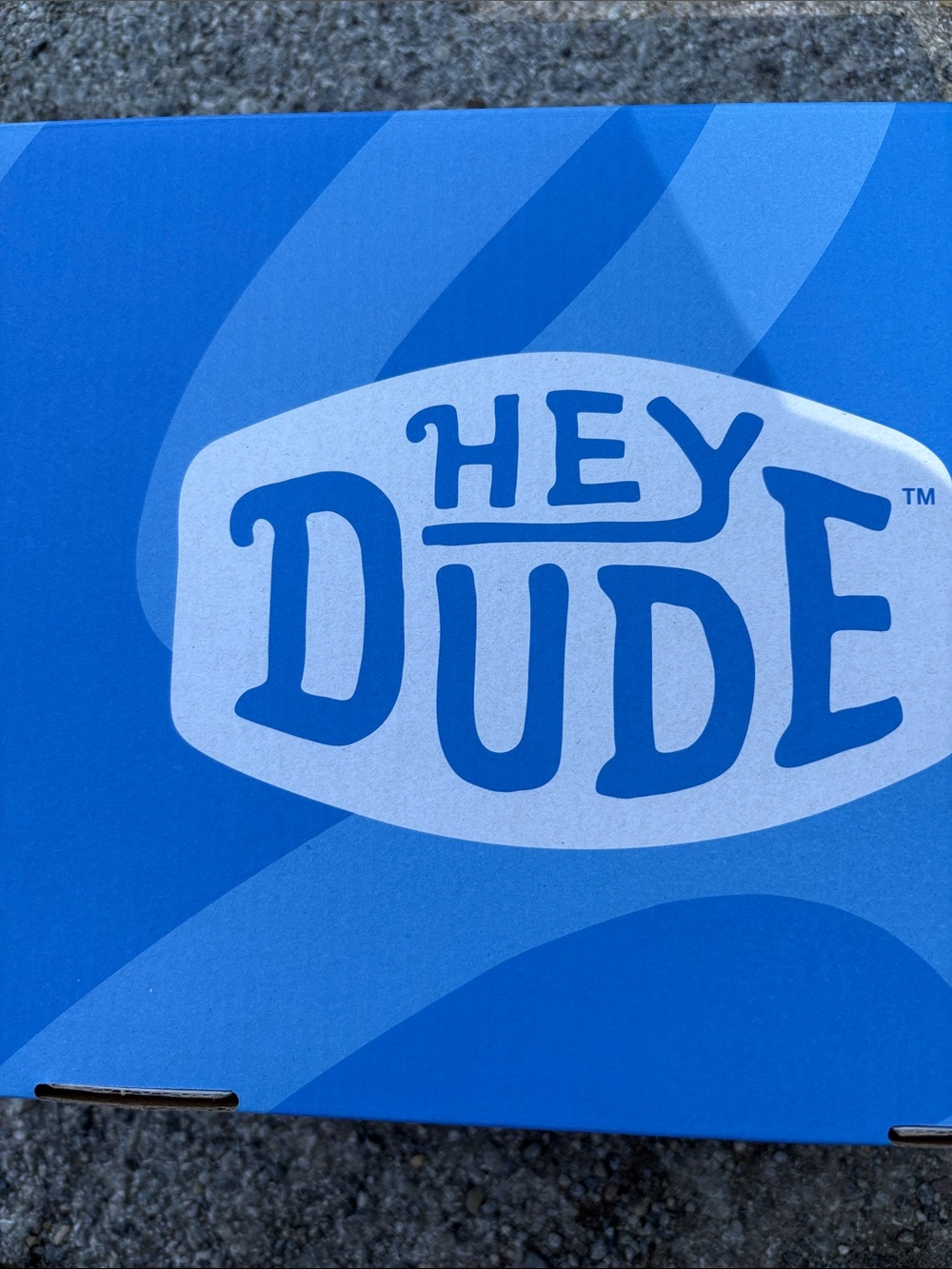 Hey Dude Blue Branded Gift Box